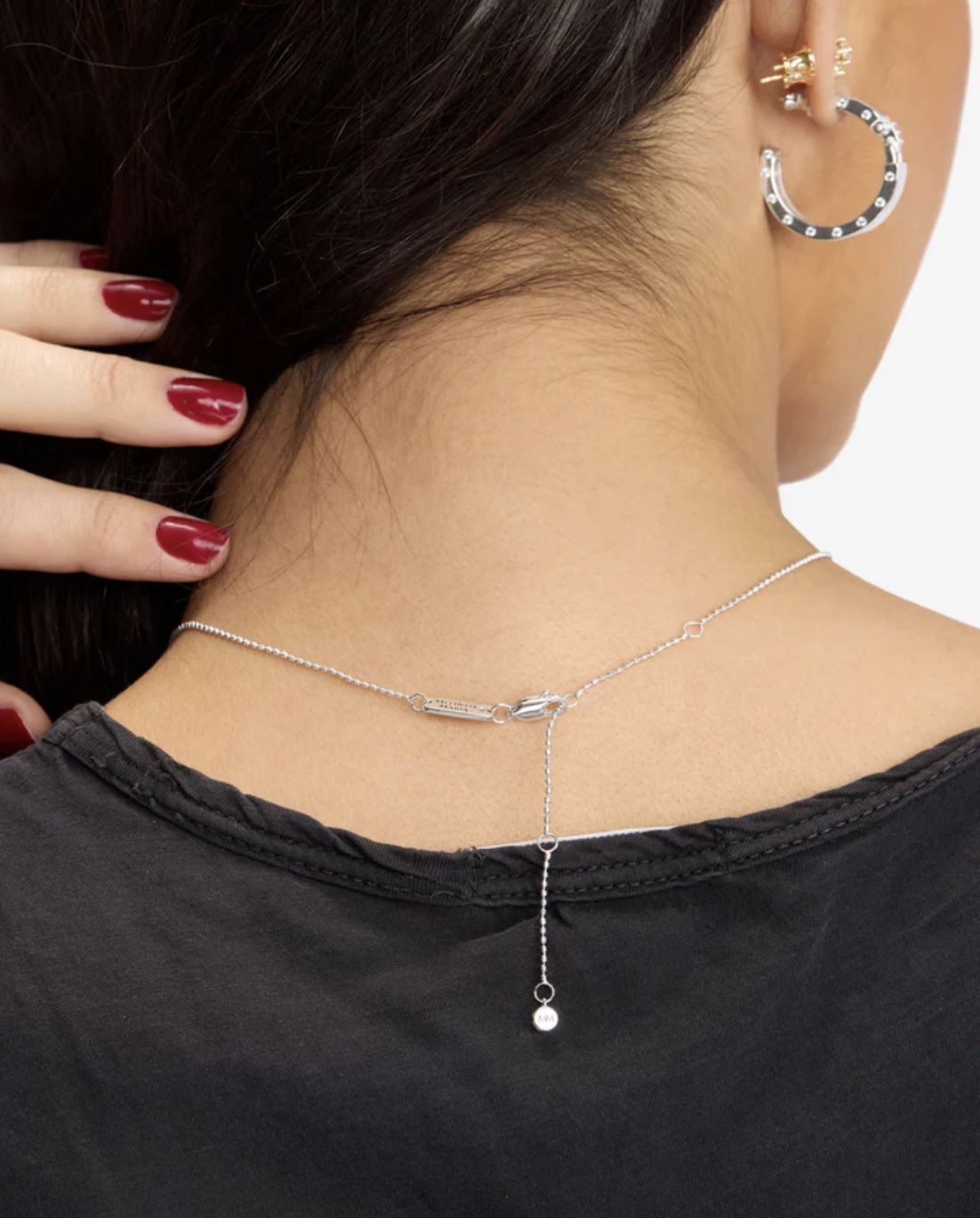 Melinda Maria Ashley Venice Necklace in Silver