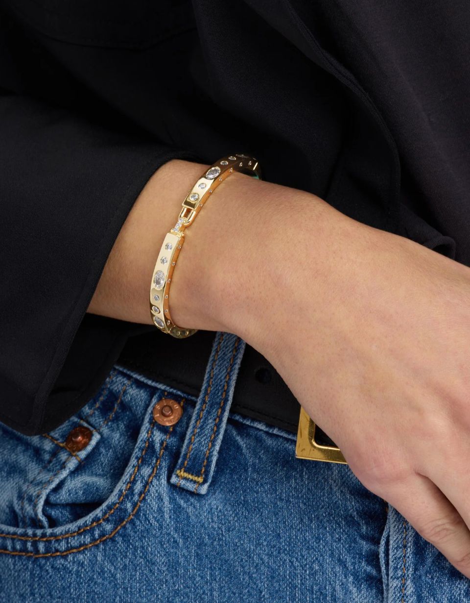 Melinda Maria Ashley Sunset Lock Cuff Bracelet
