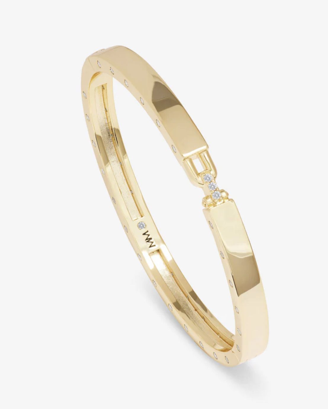 Melinda Maria Ashley Lock Cuff Bracelet