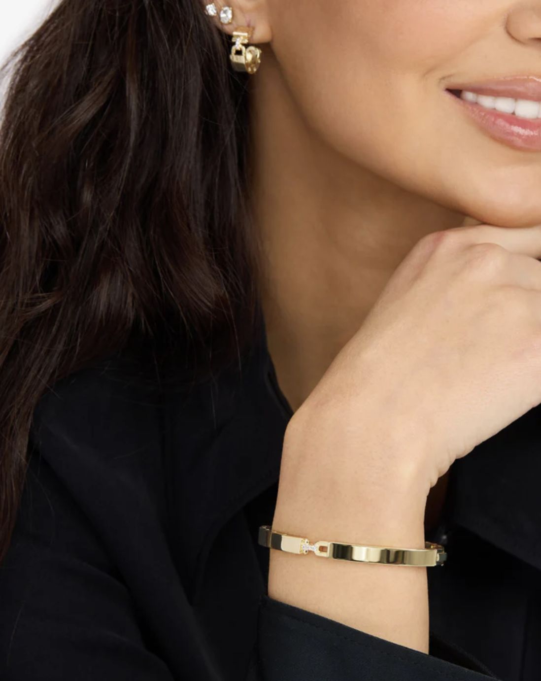 Melinda Maria Ashley Lock Cuff Bracelet