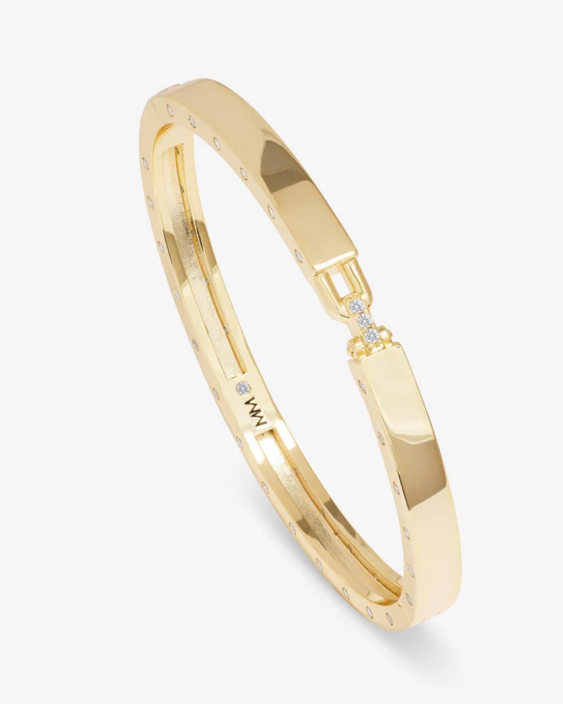 Melinda Maria Ashley Lock Cuff Bracelet
