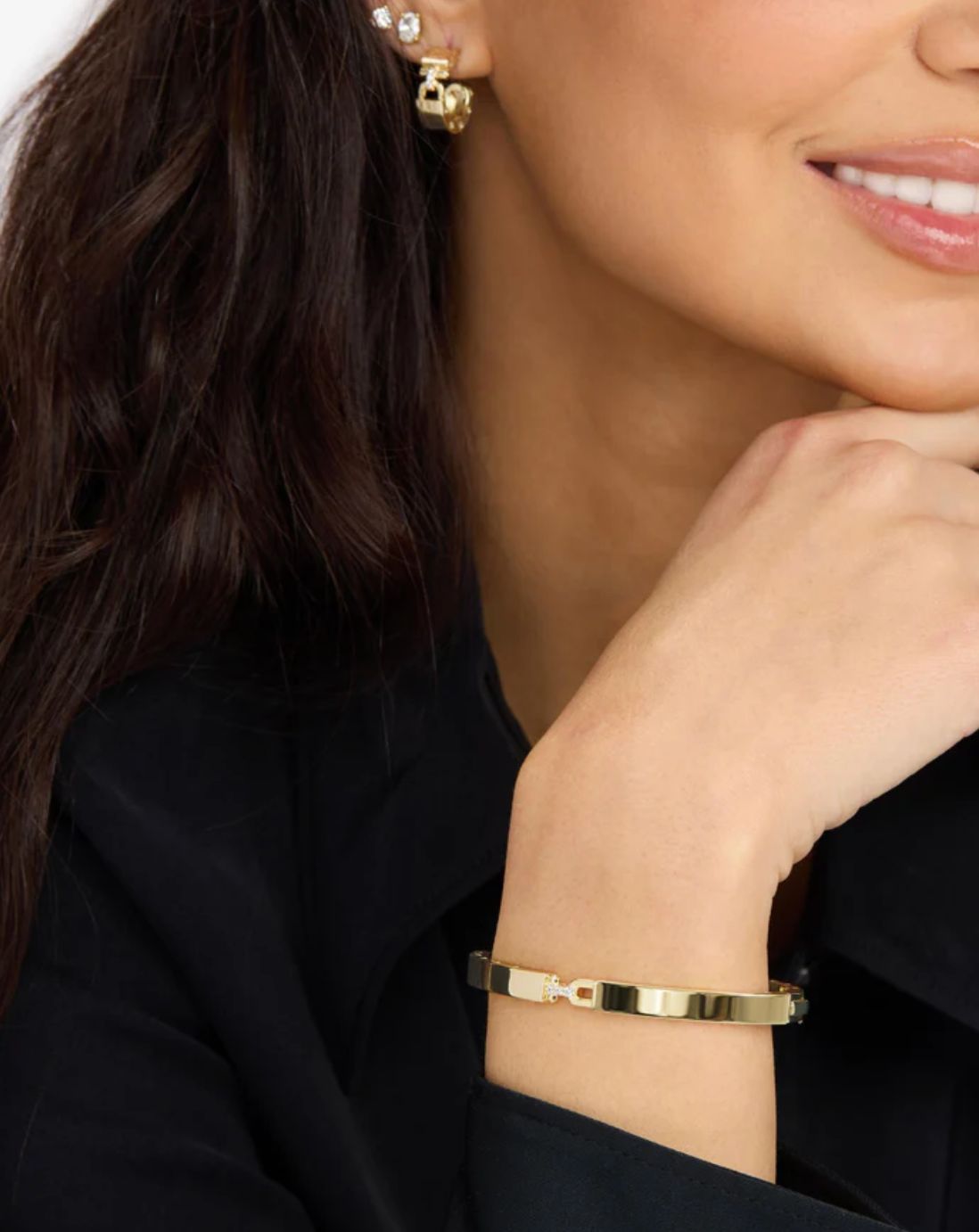 Melinda Maria Ashley Lock Cuff Bracelet