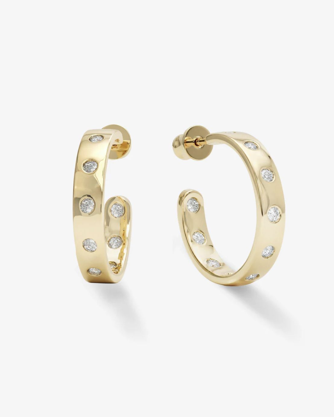 Melinda Maria Ashley Rodeo 1" Hoop in Gold