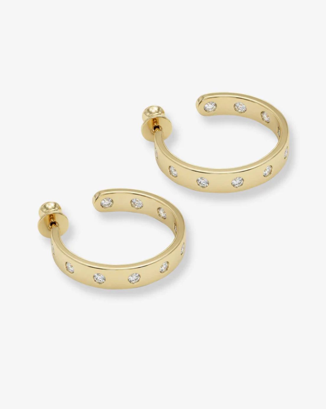 Melinda Maria Ashley Rodeo 1" Hoop in Gold