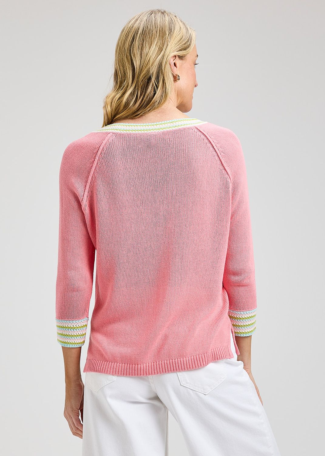 Zaket + Plover Varsity V-Neck Blossom