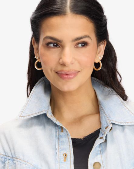 Melinda Maria Beacon Hoops Gold