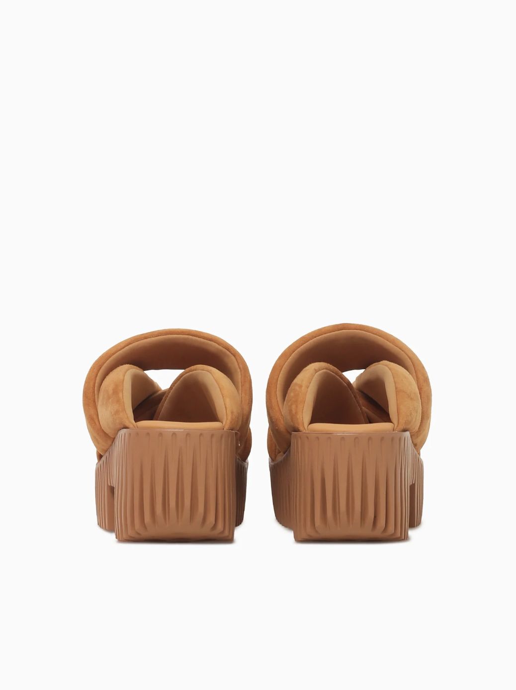 4CCCCEES Plia Semo in Tan Suede Sandal