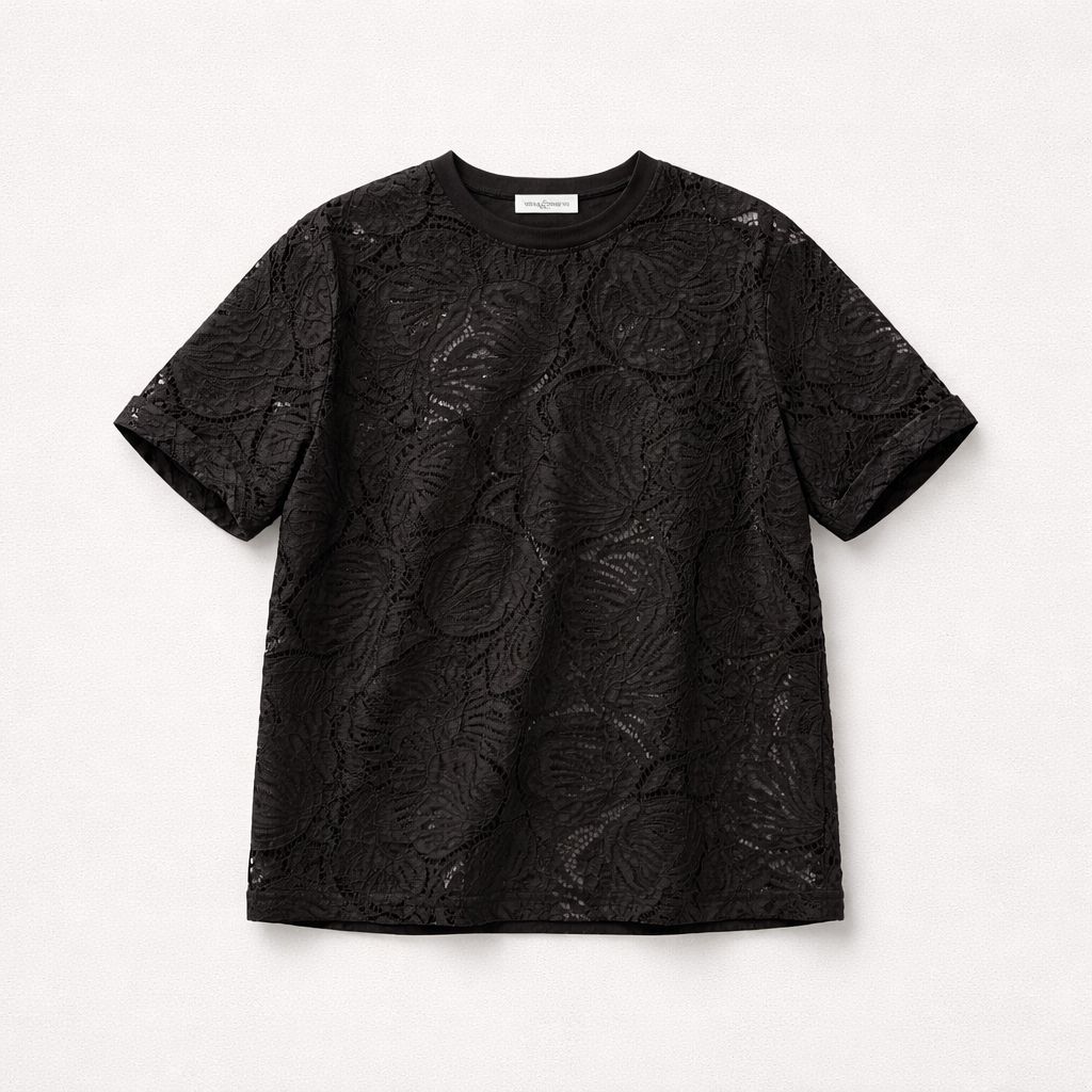 Chaton Andrea Lace T-Shirt