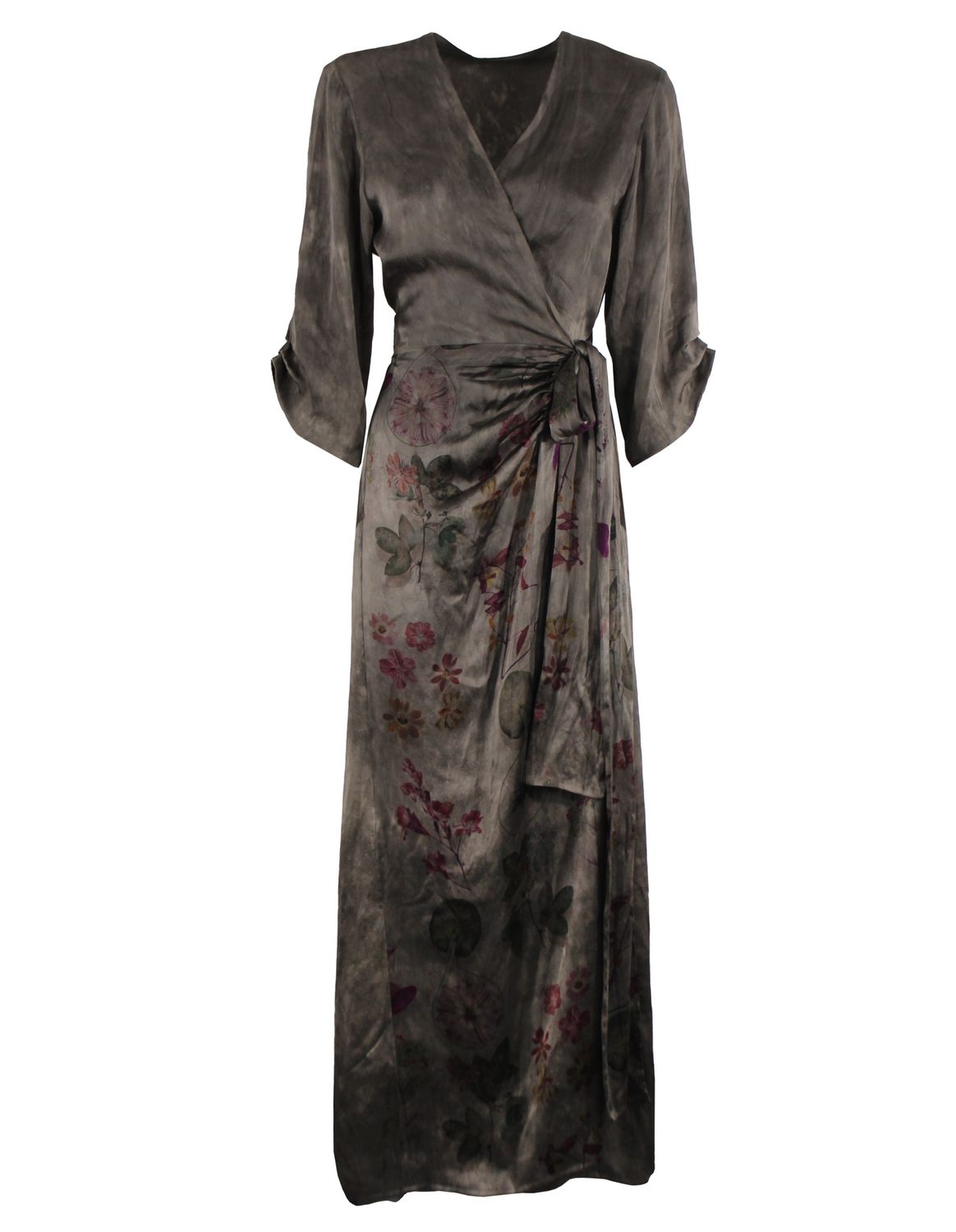 Avant Toi Handpainted Silk Wrap Dress