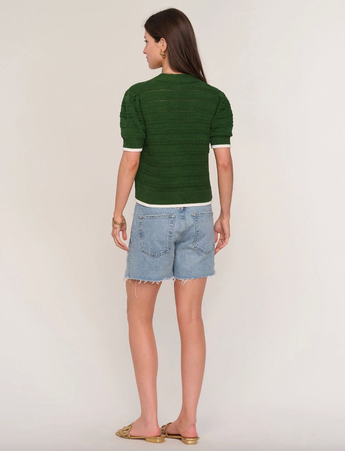 Heartloom Solari Cardigan In Grass