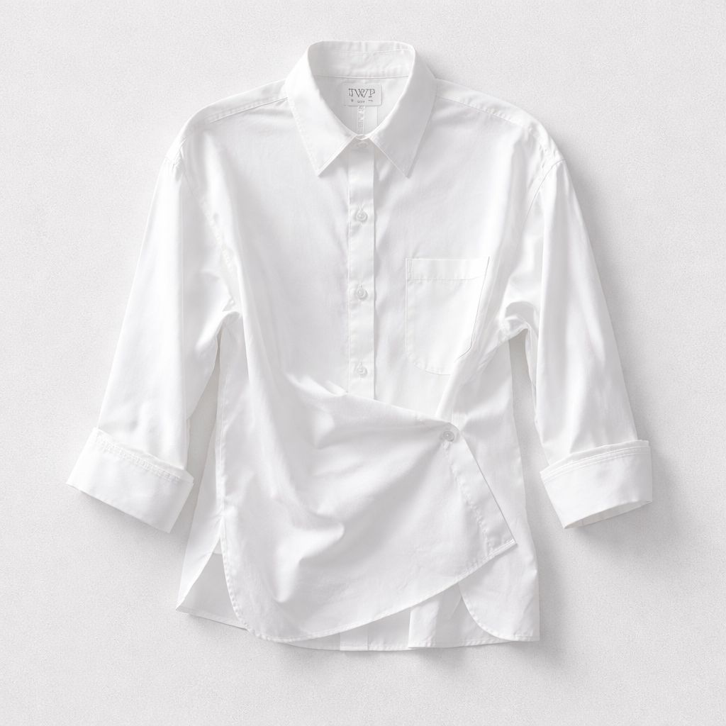 TWP Newest Earl Shirt in White