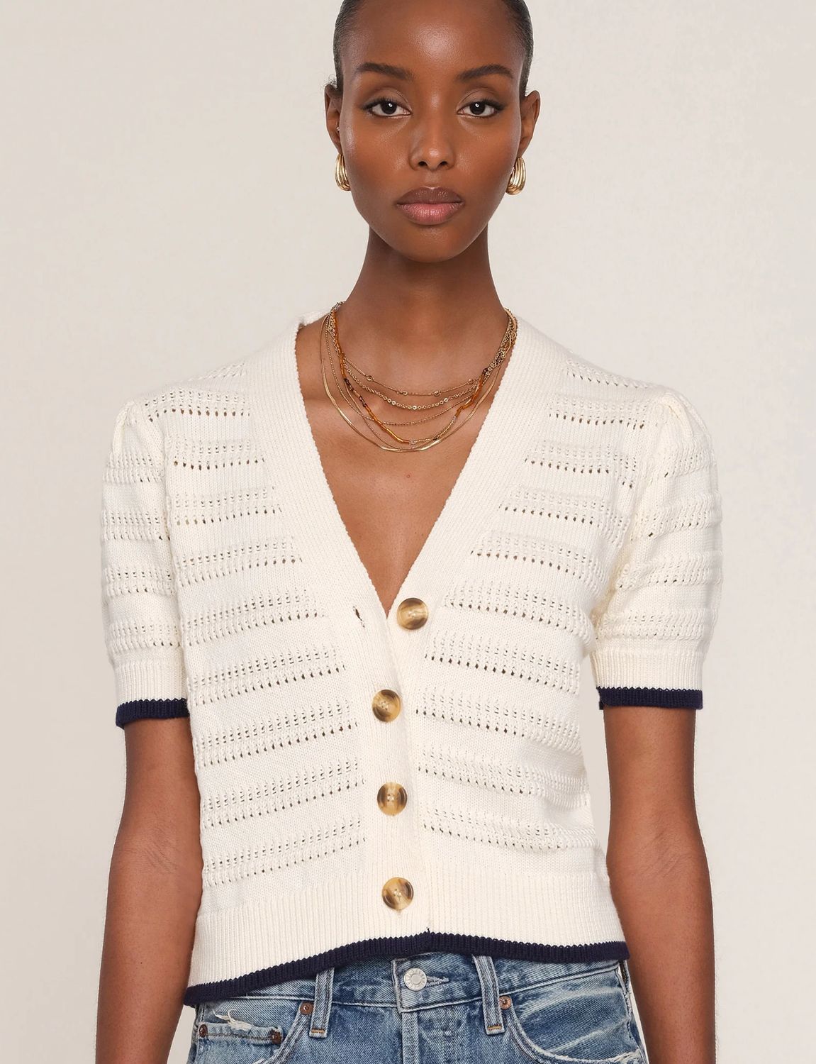 Heartloom Solari Cardi In Eggshell