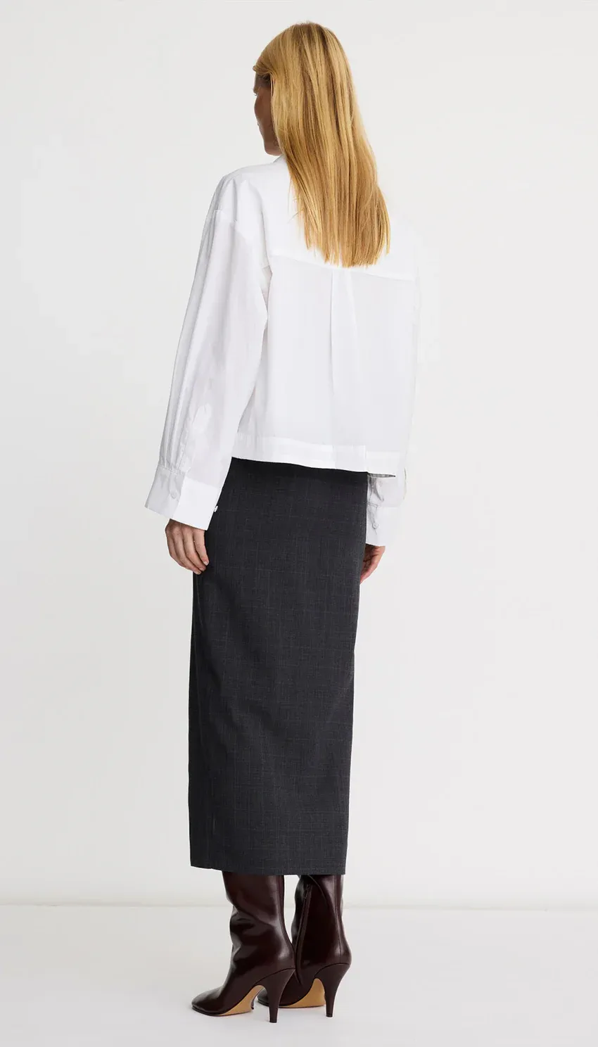 Smythe Two Way Front Ruffle Skirt