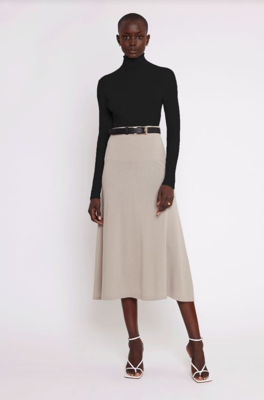 Arch4 Ariana Ribbed Sweater in Black