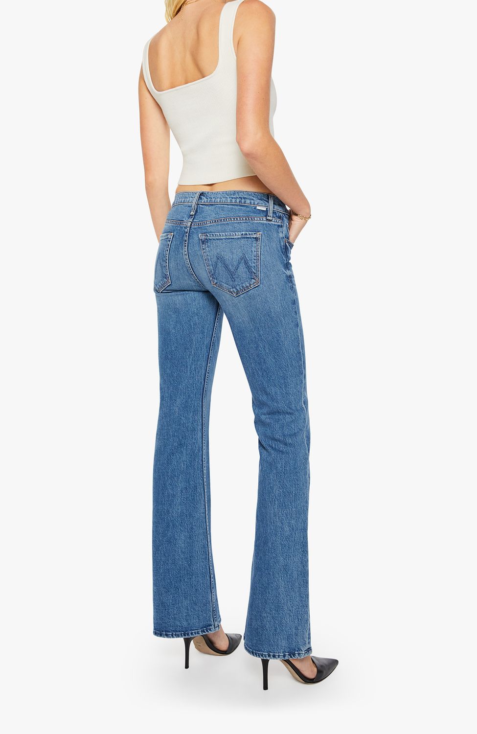 Mother The Jinx Heel Jean in Thrill Seaker