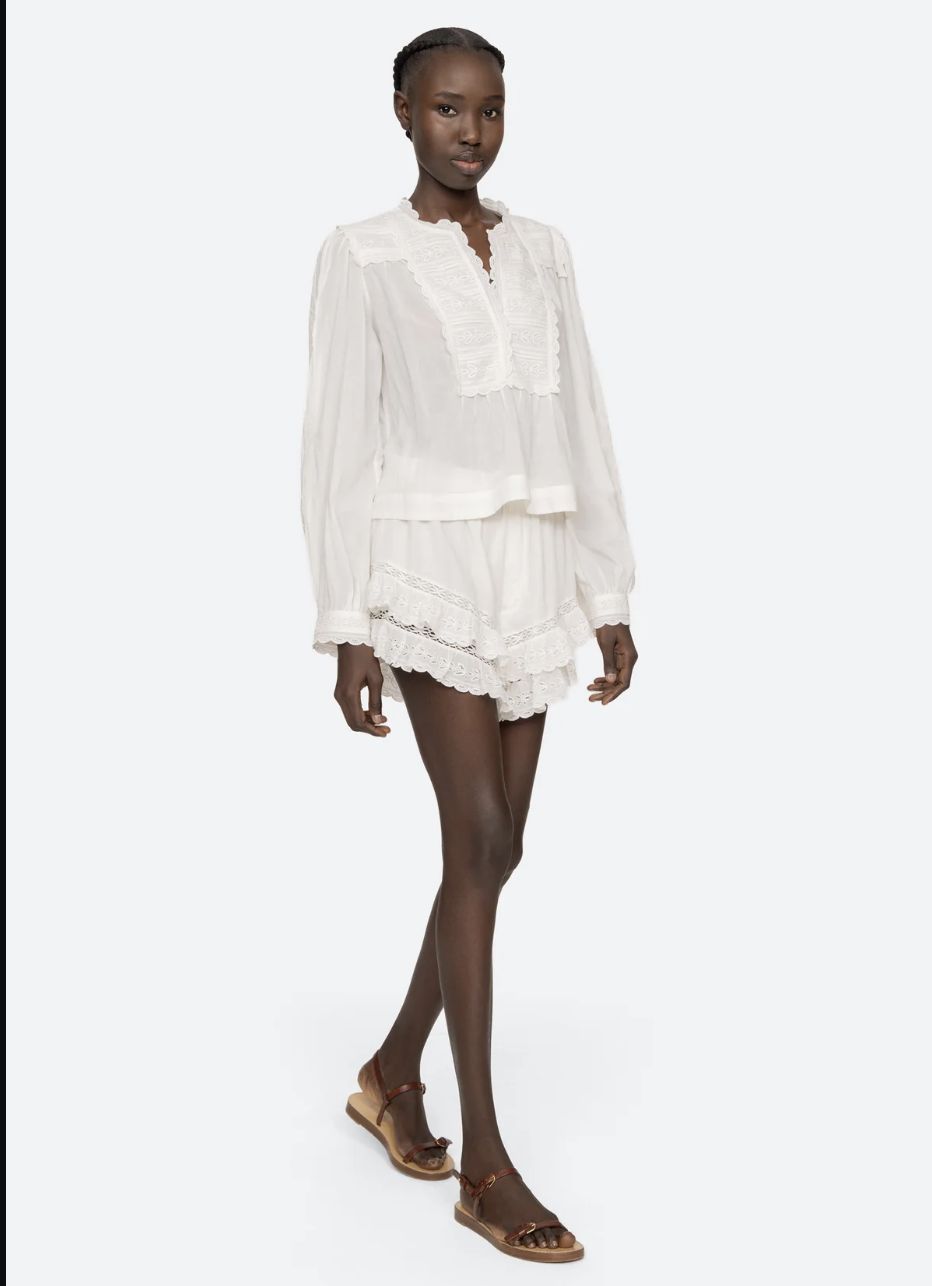 Sea NY Eliza Long Sleeve Top