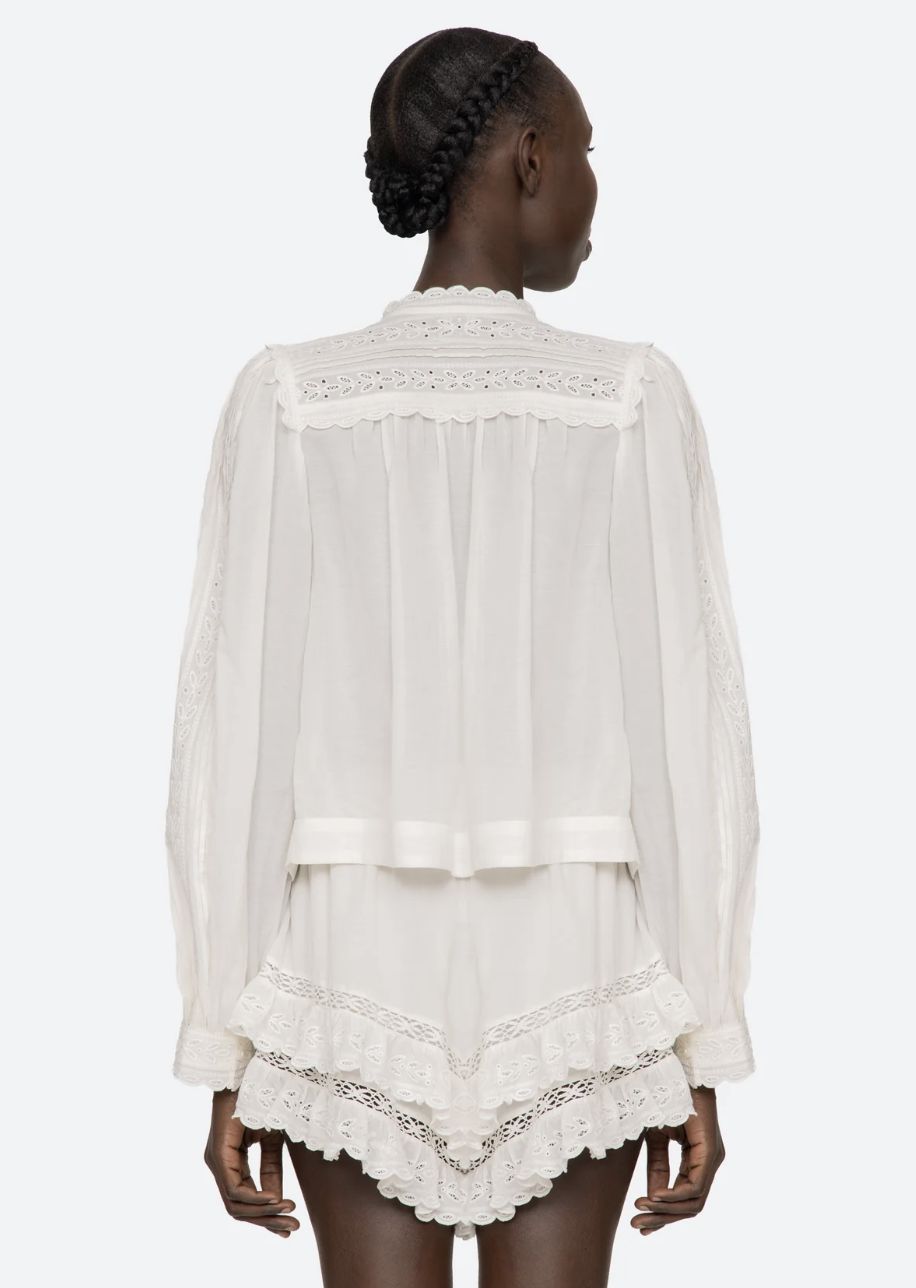 Sea NY Eliza Long Sleeve Top