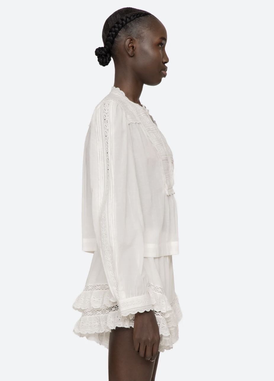 Sea NY Eliza Long Sleeve Top
