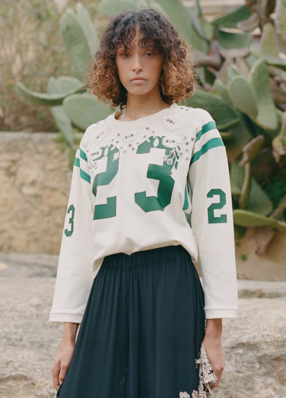 Sea NY Georgie Long Sleeve Sportswear Tee