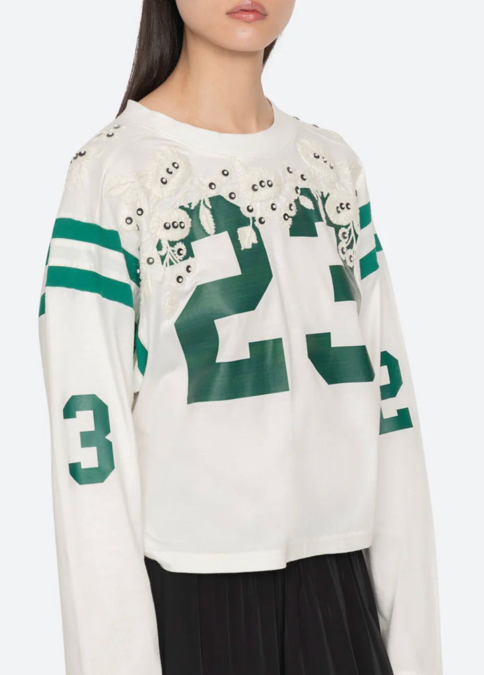 Sea NY Georgie Long Sleeve Sportswear Tee