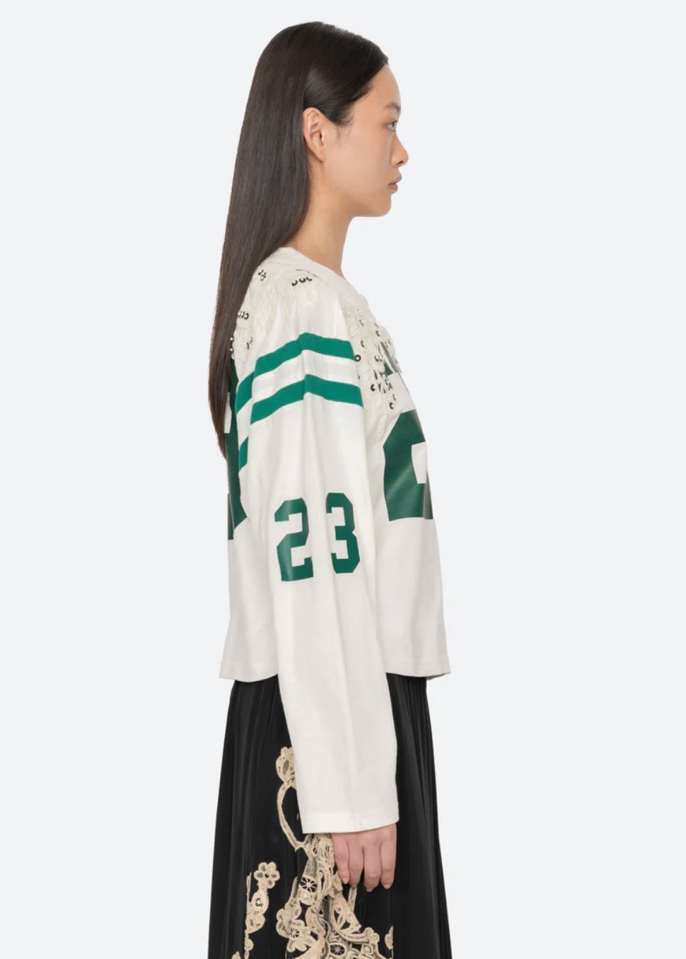 Sea NY Georgie Long Sleeve Sportswear Tee
