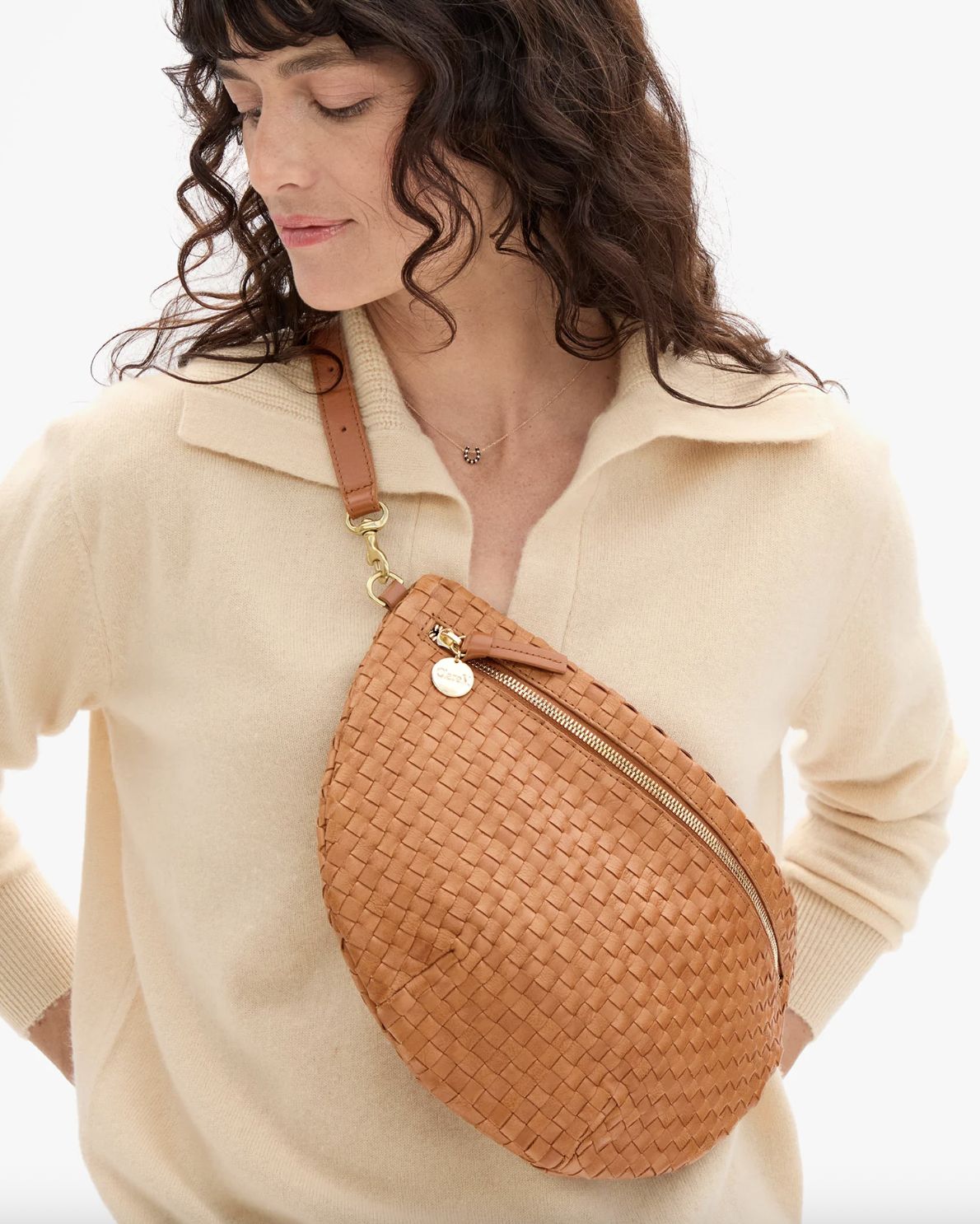 Clare V Grande Fanny Natural