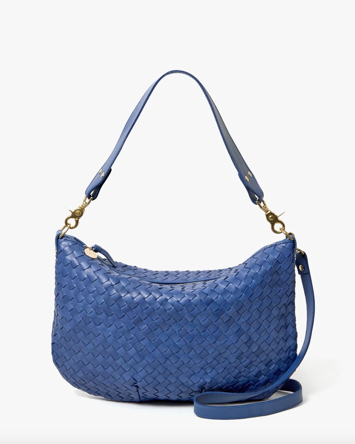 Clare V Moyen Messenger French  Blue