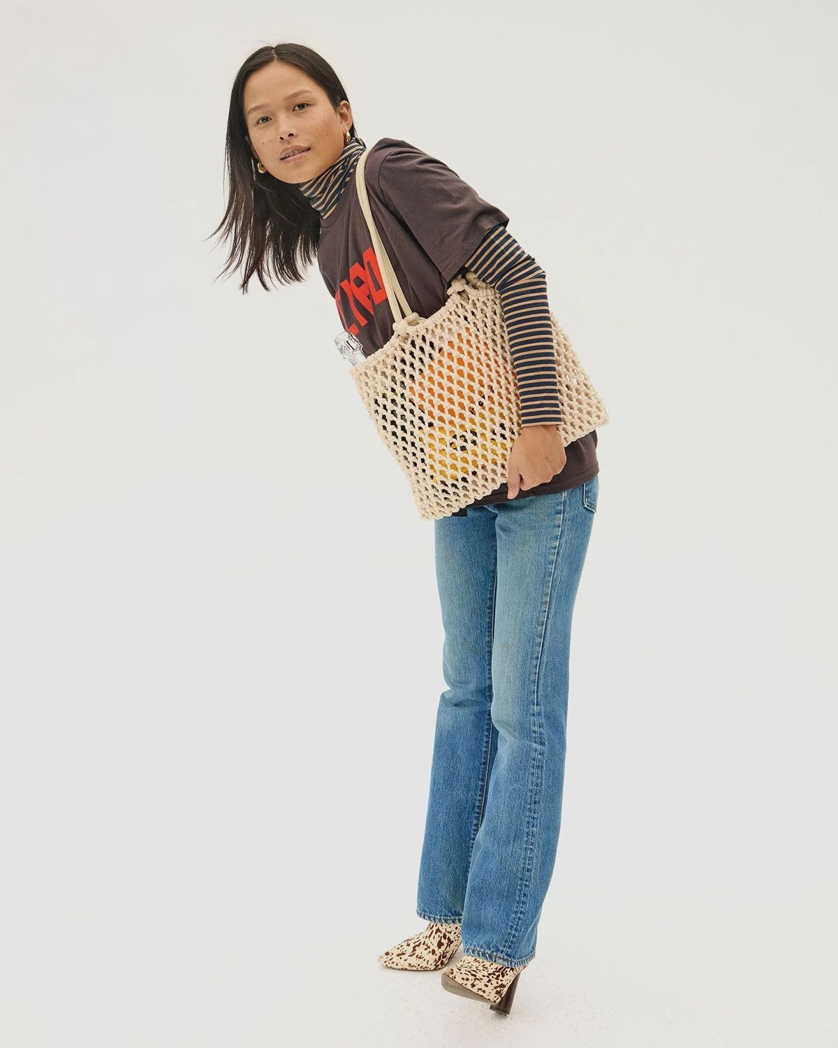 Clare V Sandy Tote in Natural