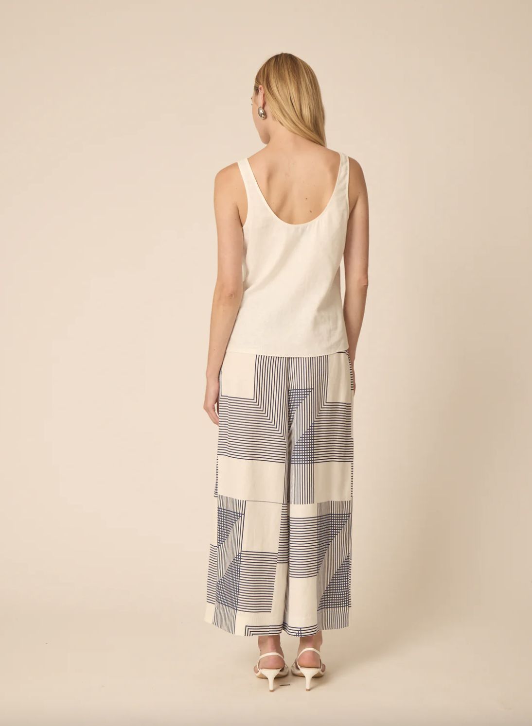 Gilner Farrar Lizzy Pant in Navy Geo