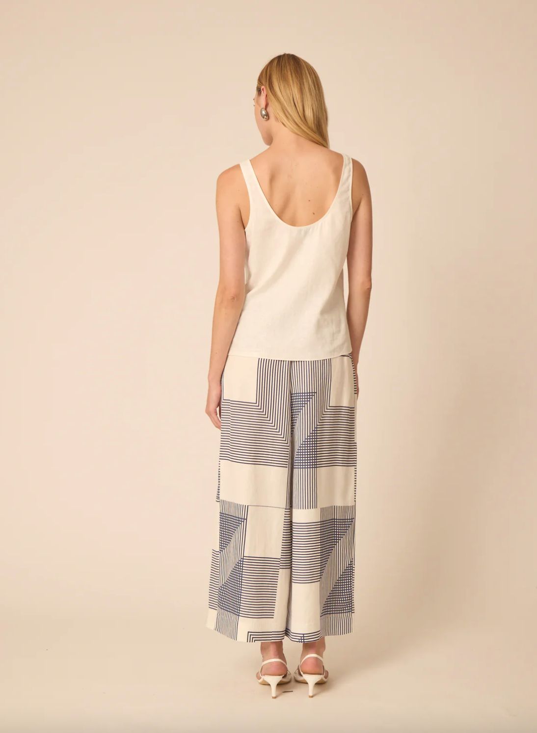 Gilner Farrar Lizzy Pant in Navy Geo
