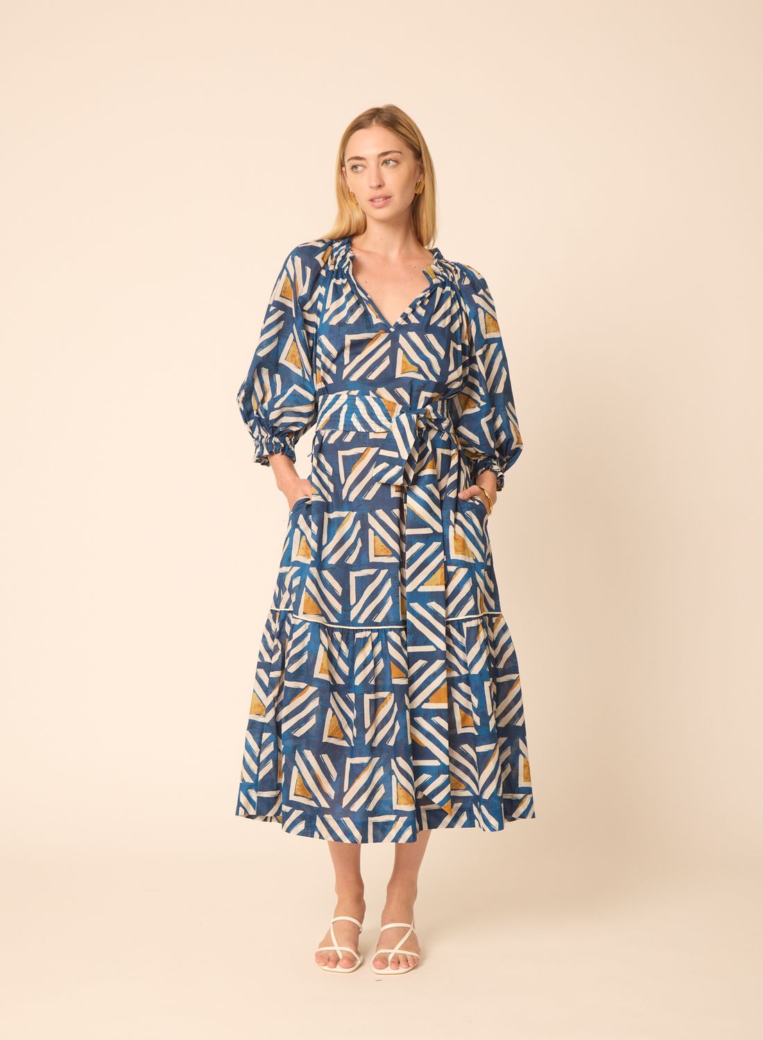 Gilner Farrar Waverly Dress in Metropolis, Color: Metropolis, Size: XS