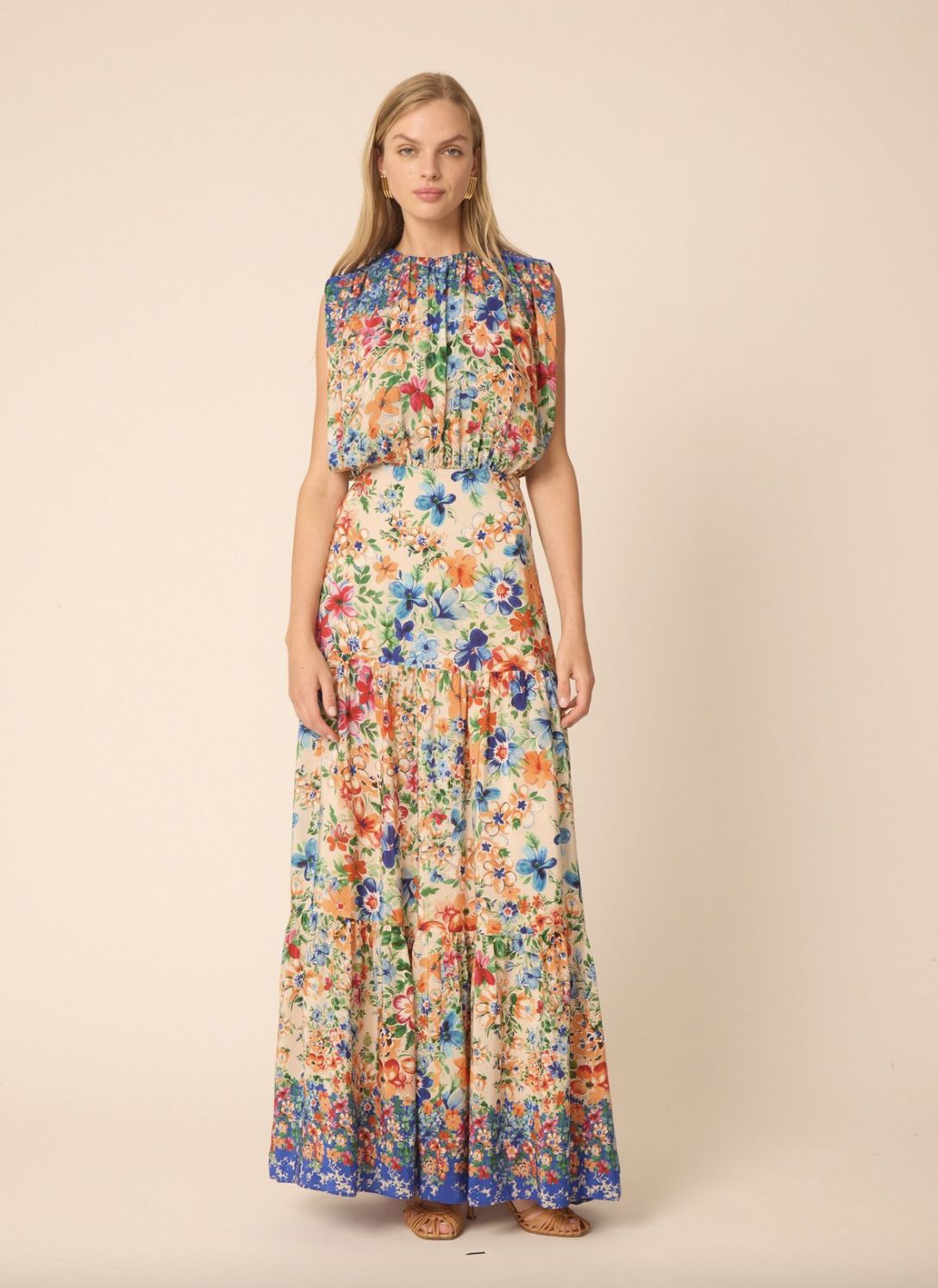 Gilner Farrar Amelia Dress in Valley of Flowers