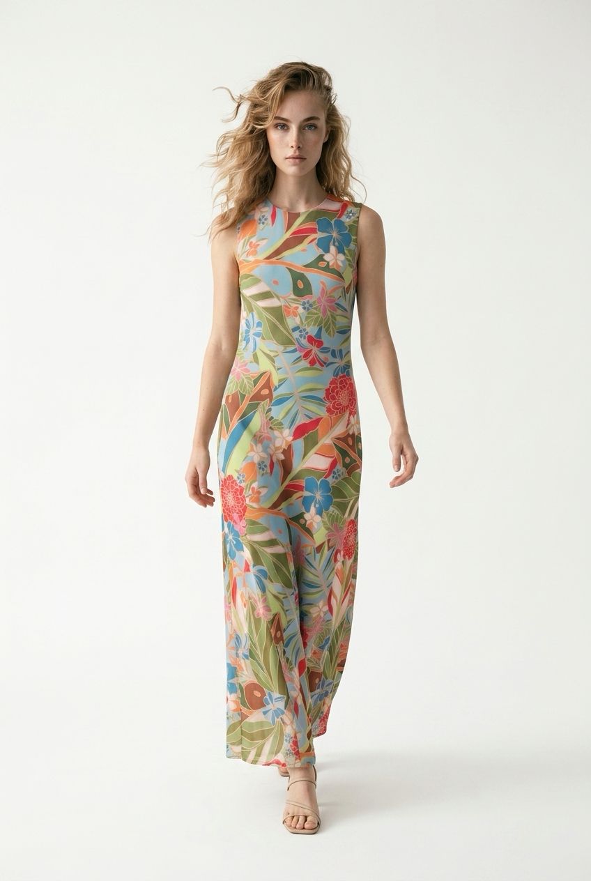 Gilner Farrar Rudie in Mesh Amazonian Print