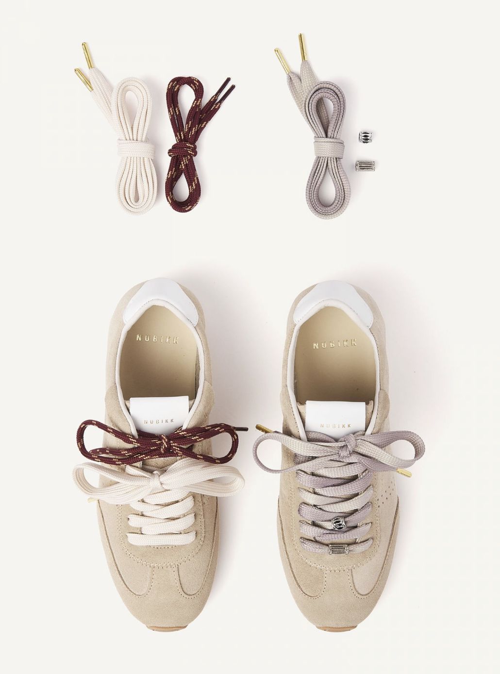 Nubikk Billy Lou Beige Suede Sneaker