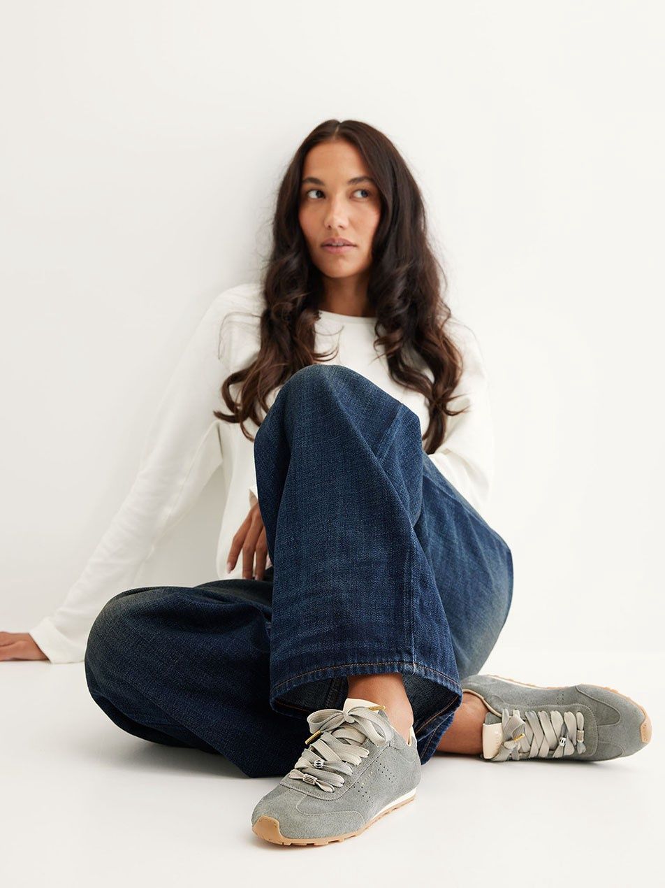 Nubikk Billy Lou Suede Sneaker in Blue