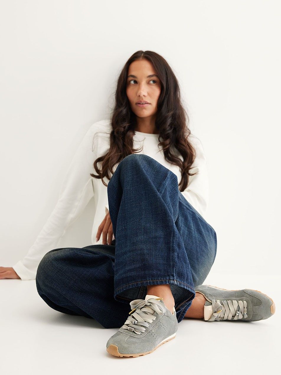 Nubikk Billy Lou Suede Sneaker in Blue