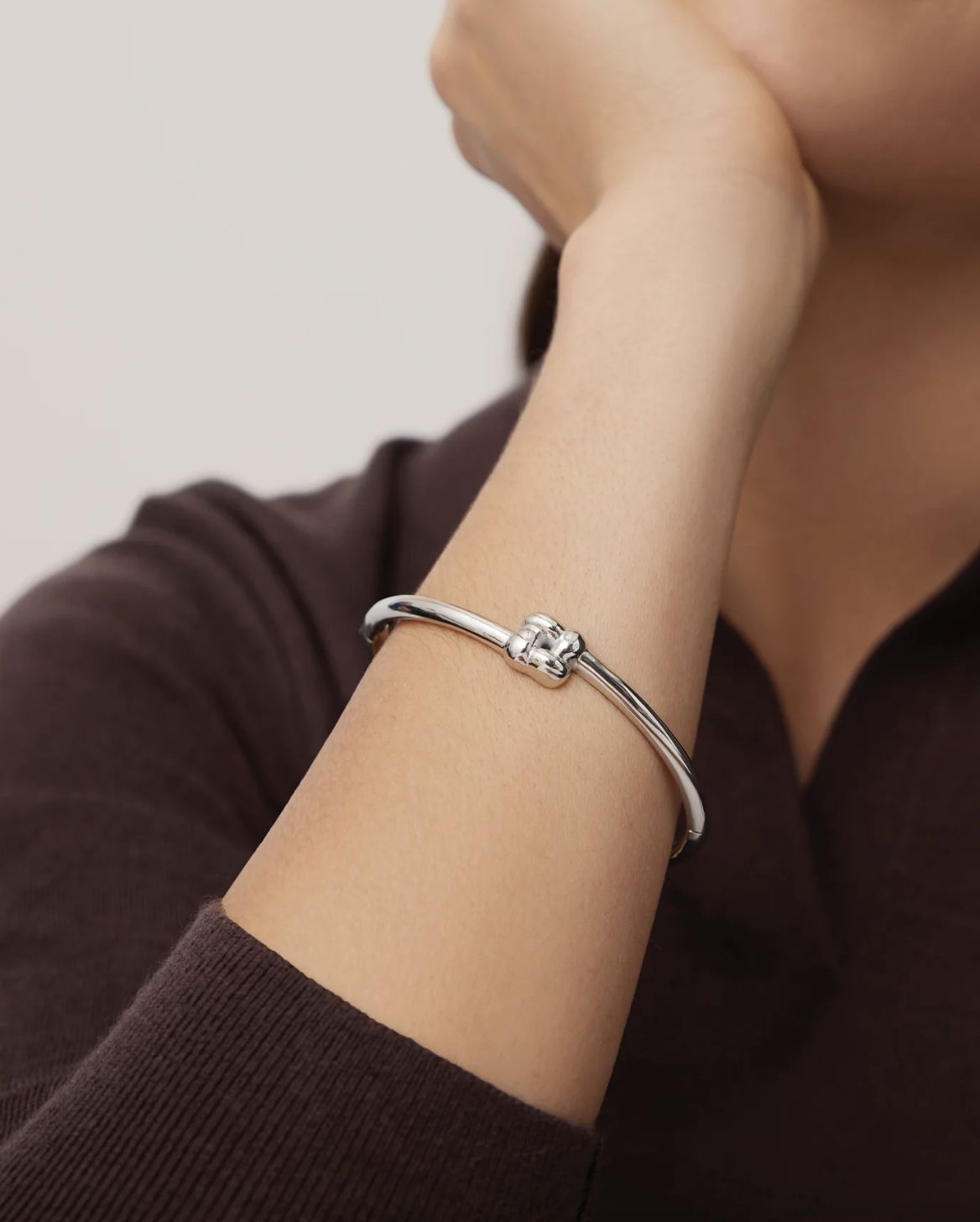 Jenny Bird Slim Woven Square Bangle