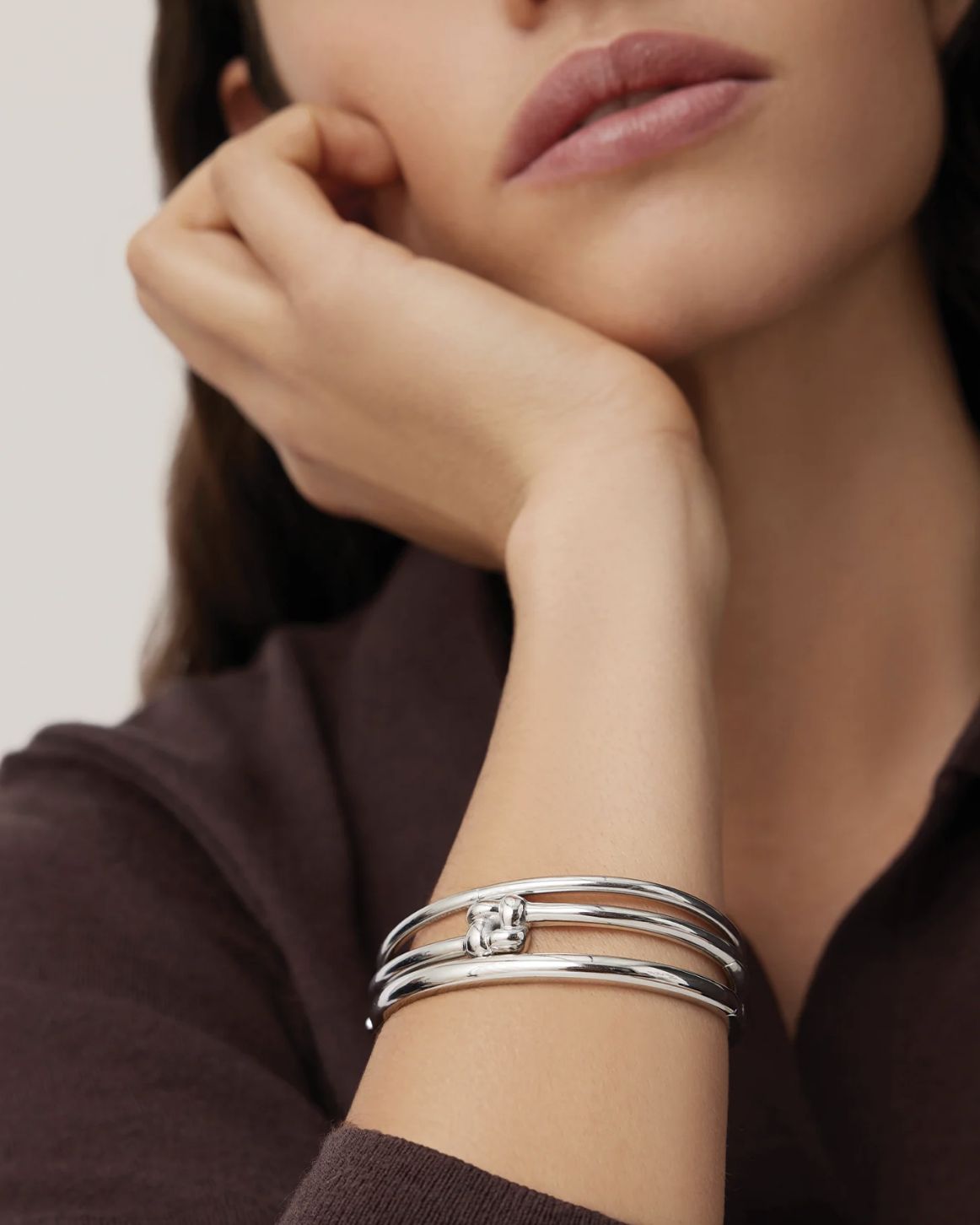 Jenny Bird Slim Woven Square Bangle