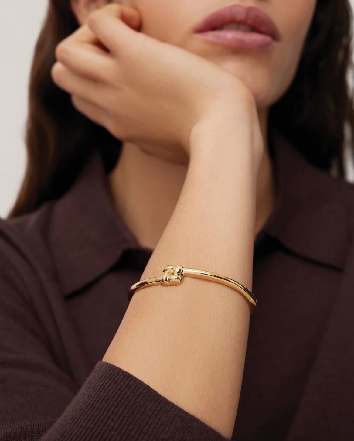 Jenny Bird Slim Woven Square Bangle