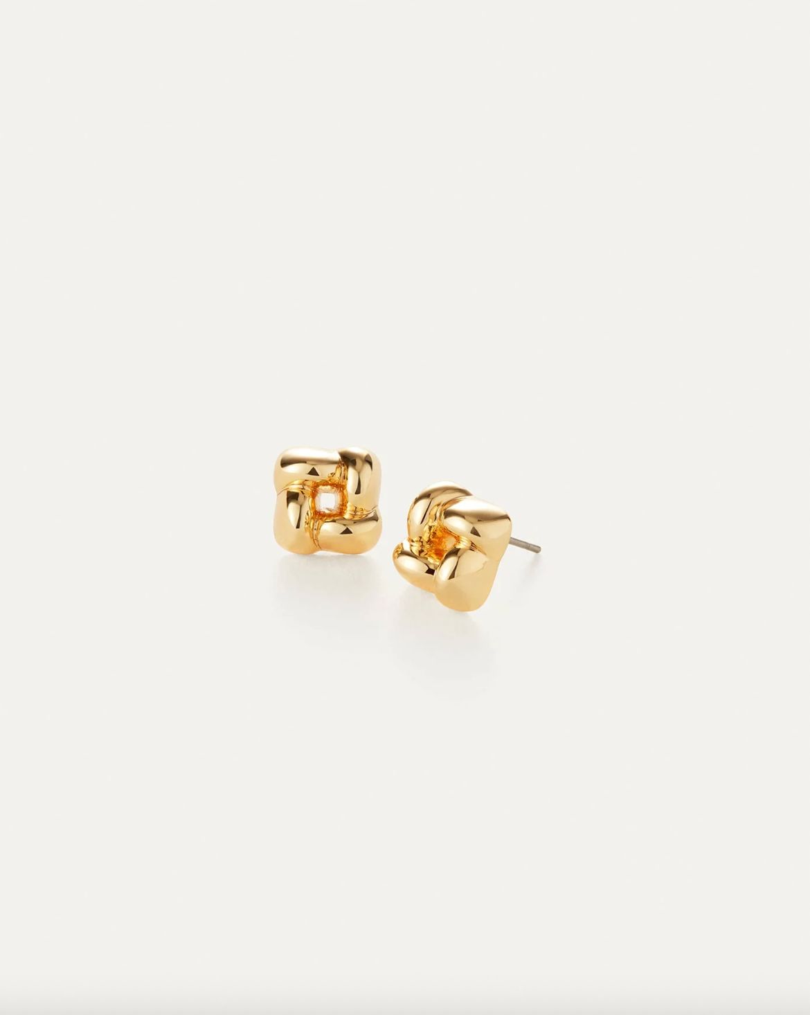 Jenny Bird Mini Woven Square Earrings