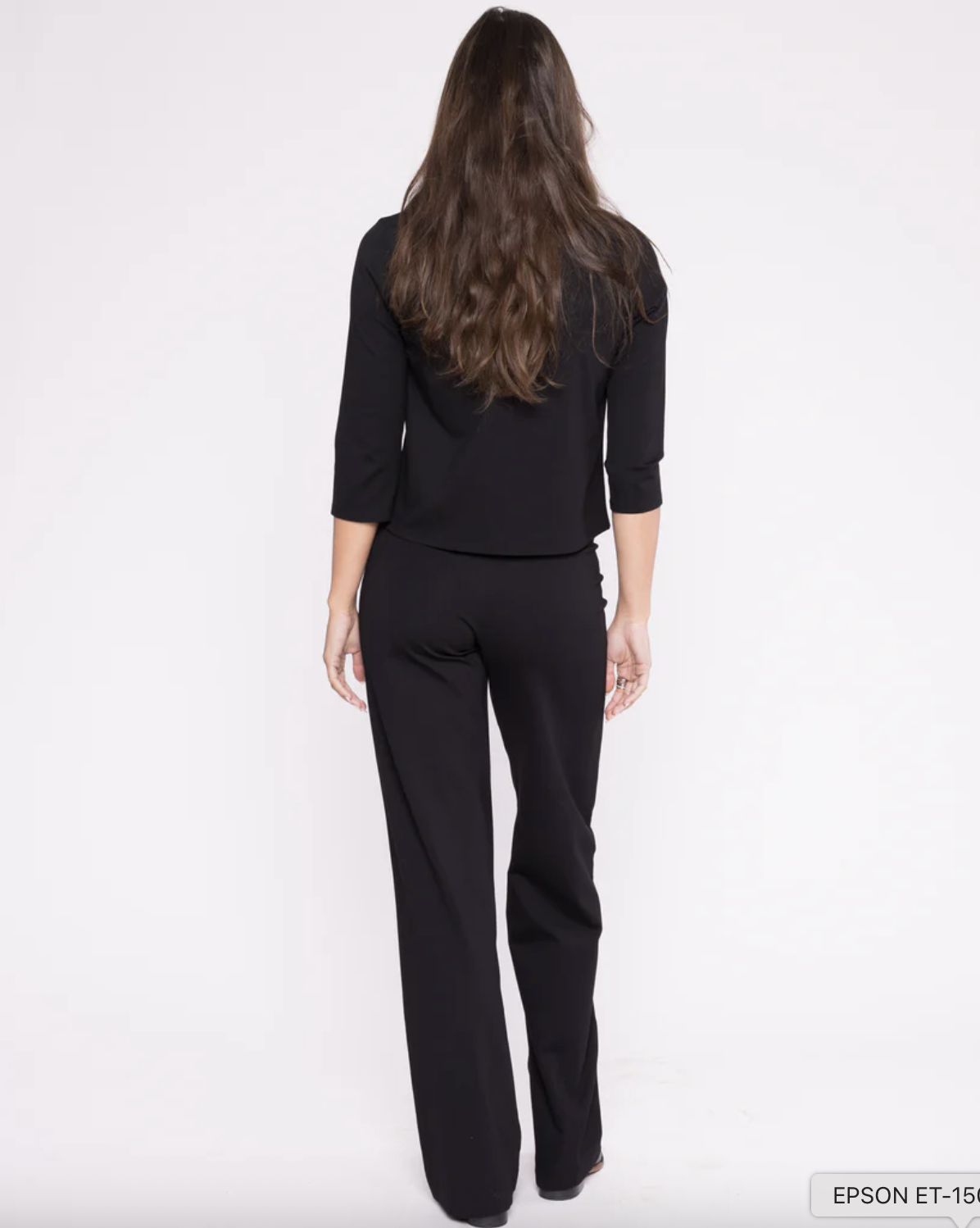 Ripley Rader Ponte Knit 3/4 Sleeve - Black