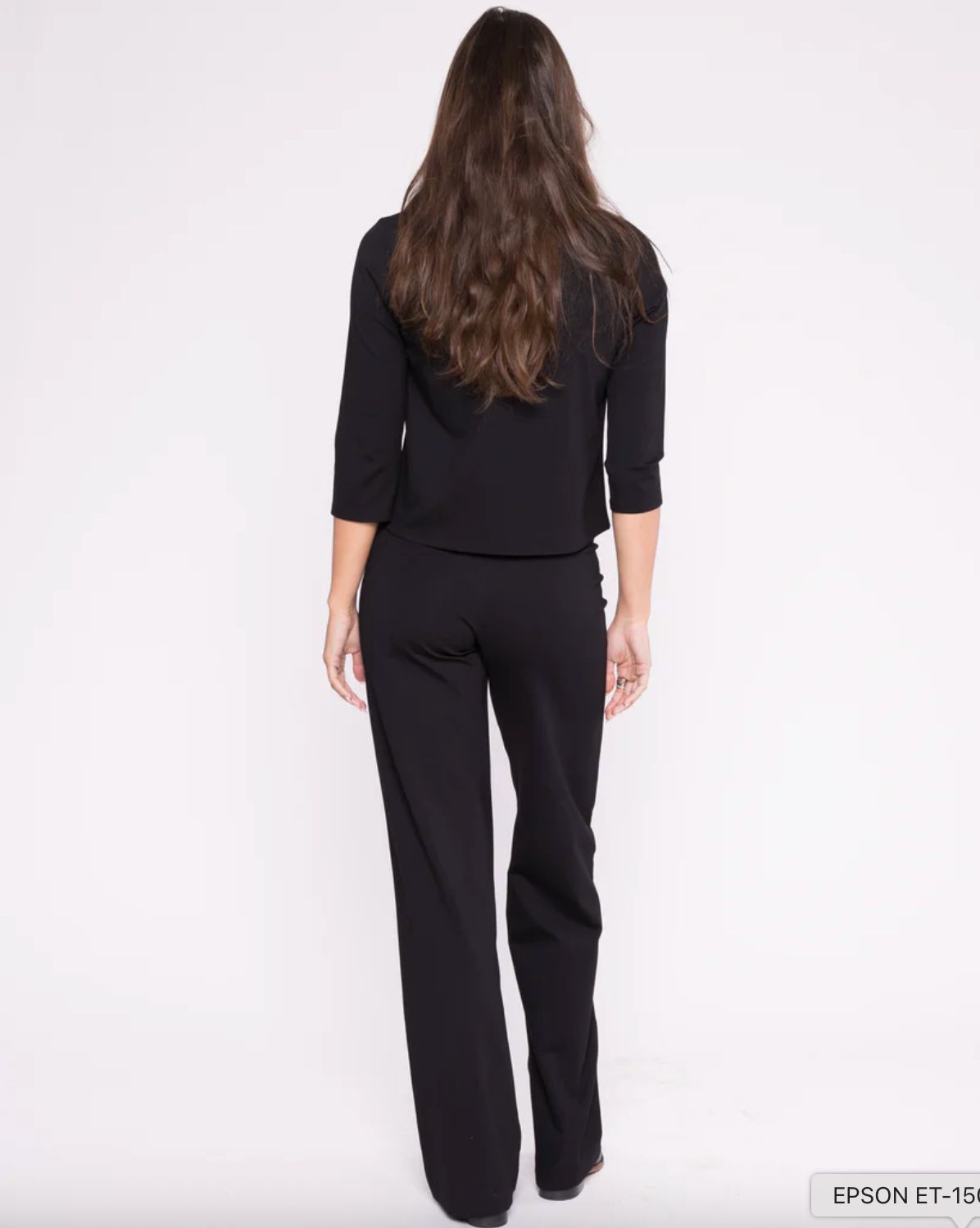 Ripley Rader Ponte Knit 3/4 Sleeve - Black