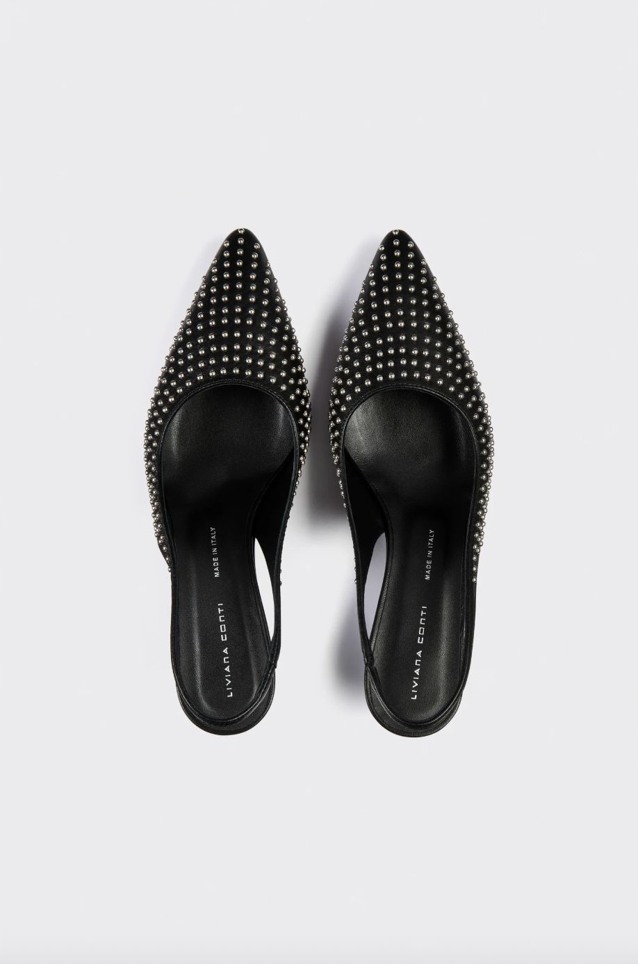 Liviana Conti Lily Studded Sling Backs