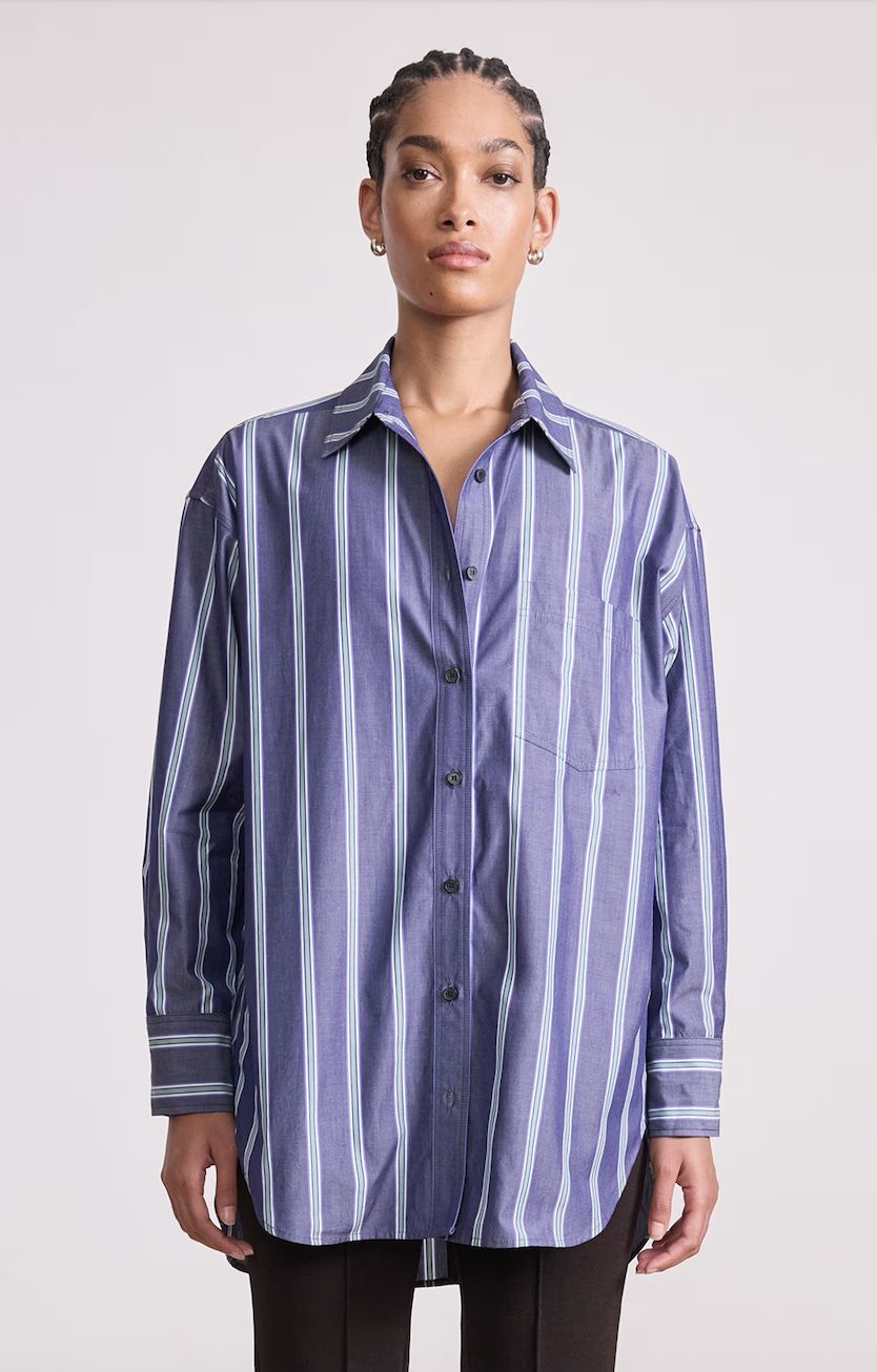 Apiece Apart Sodi Wrap Button Up