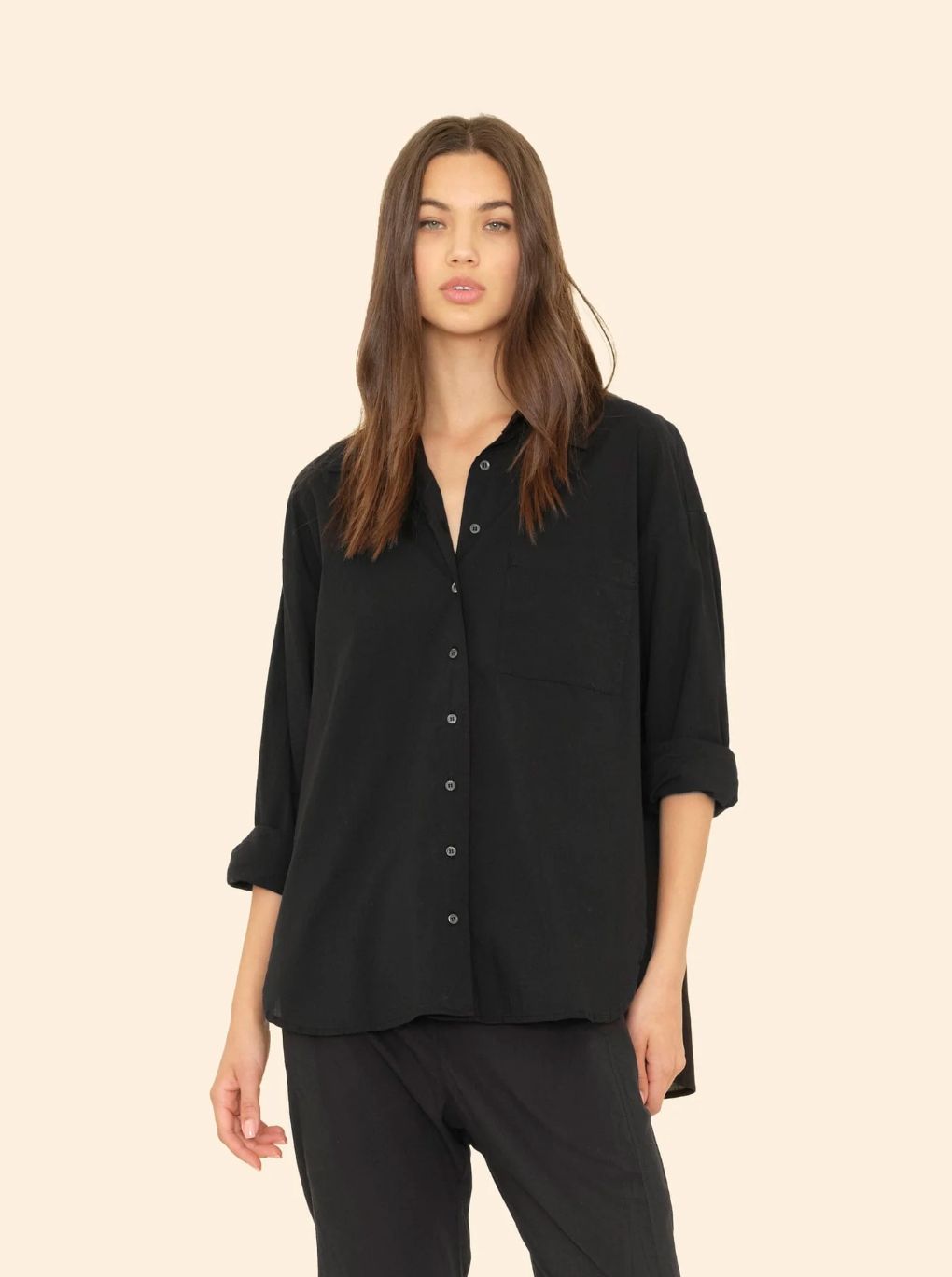 Xirena Sydney Shirt in Black