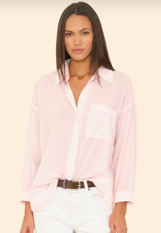 Xirena Sydney Shirt in Pale Rose