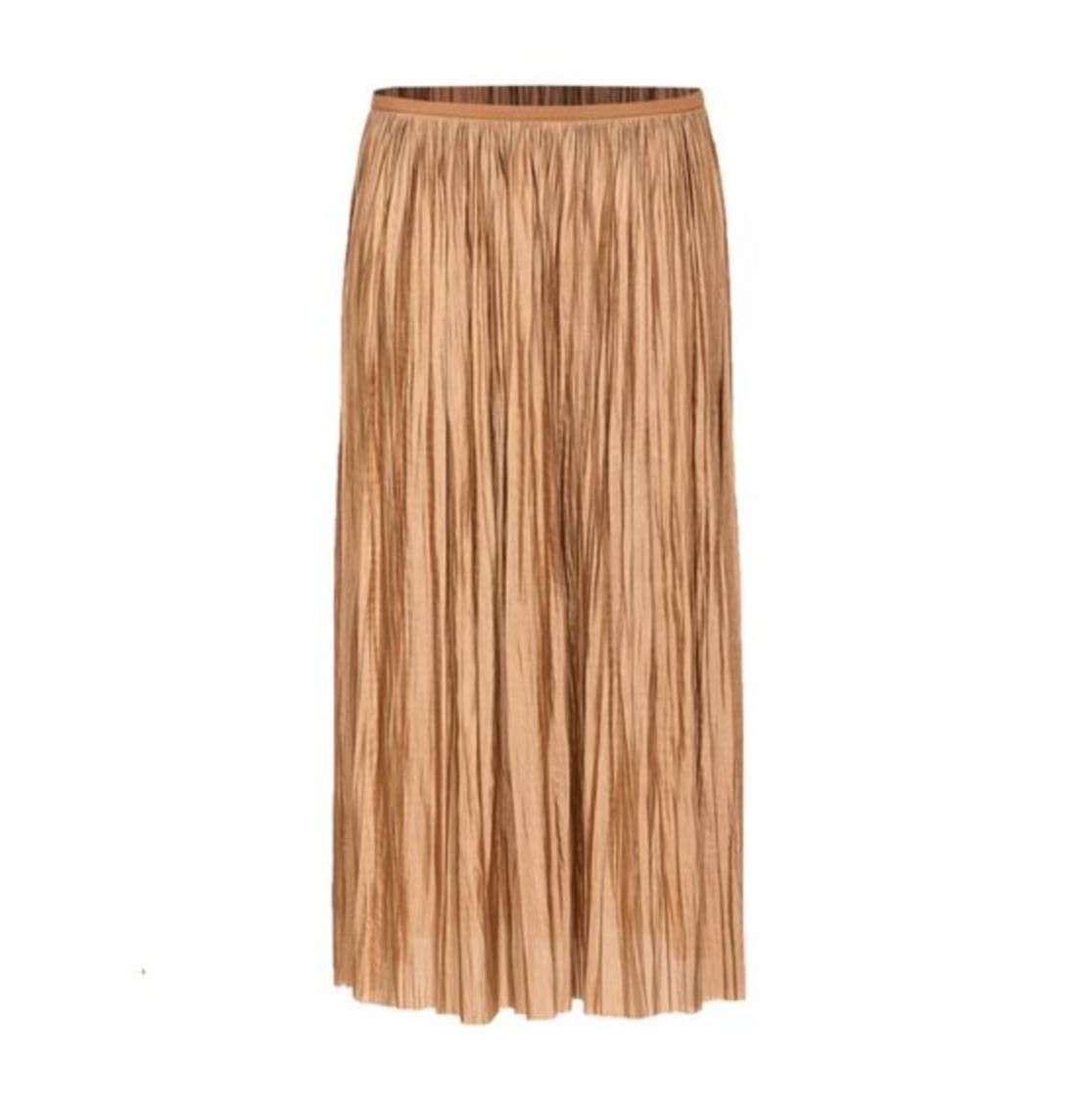 Roberto Collina Plisse Skirt In Brick