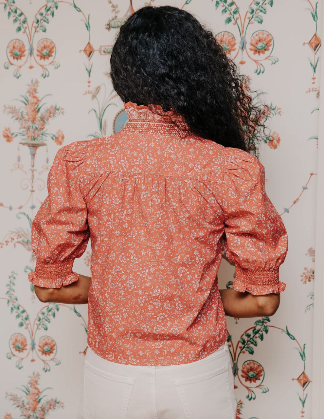 Love The Label Zuri Top In Rosemary Dreamscape