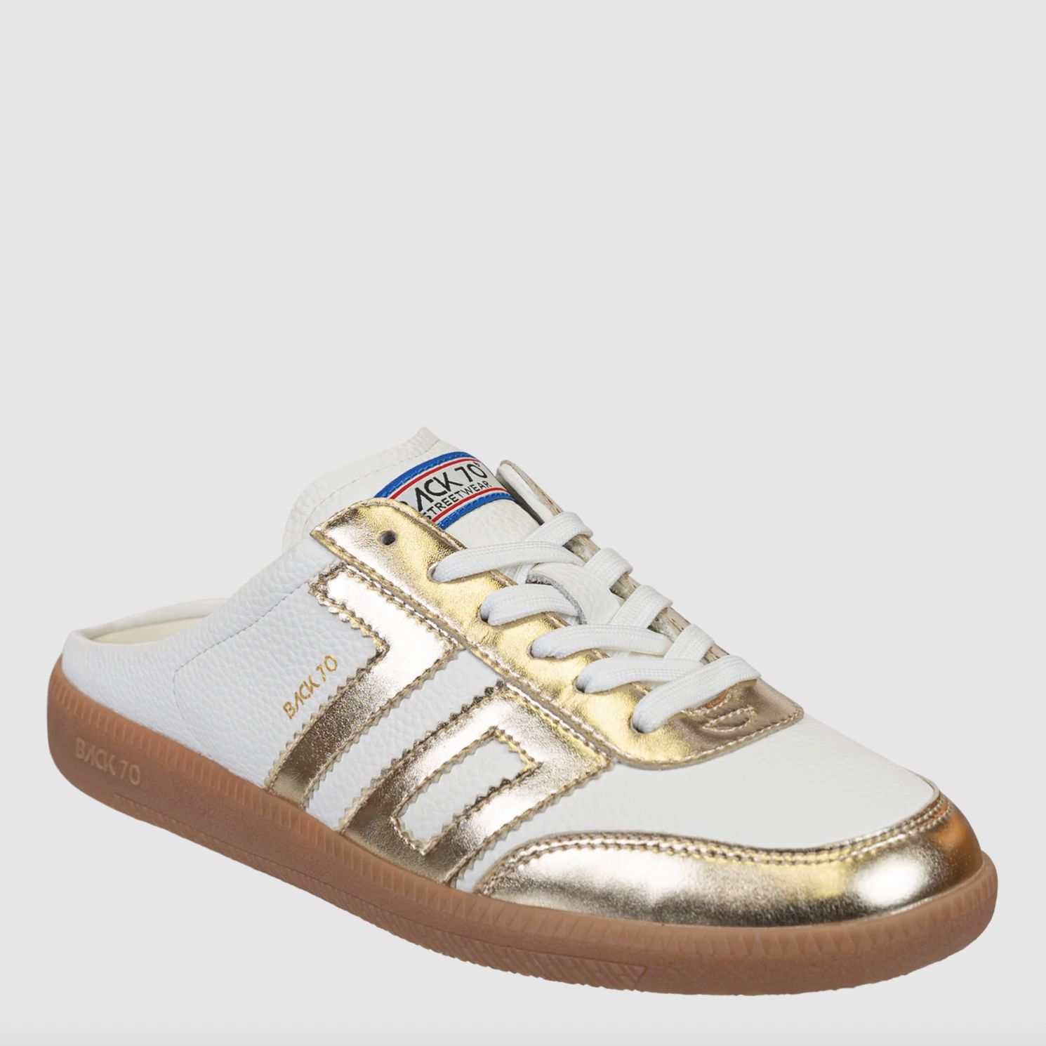 Back 70 Easter Sneaker in Metallic Gold