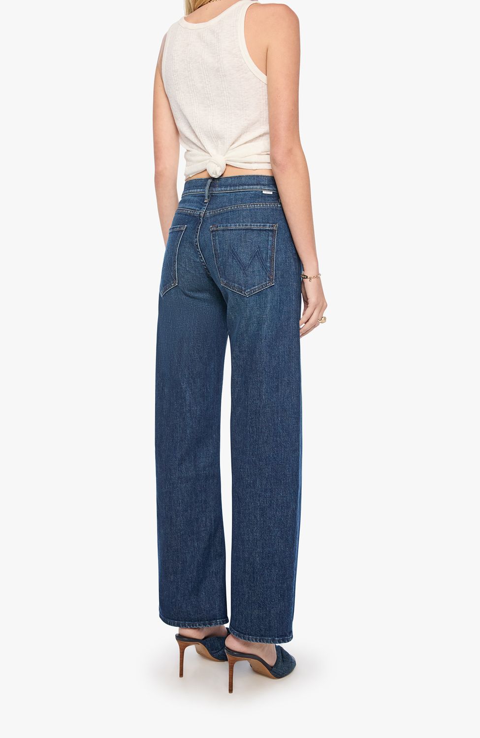 Mother Mid Rise Lasso Sneak Jean in That Belongs in A Museum